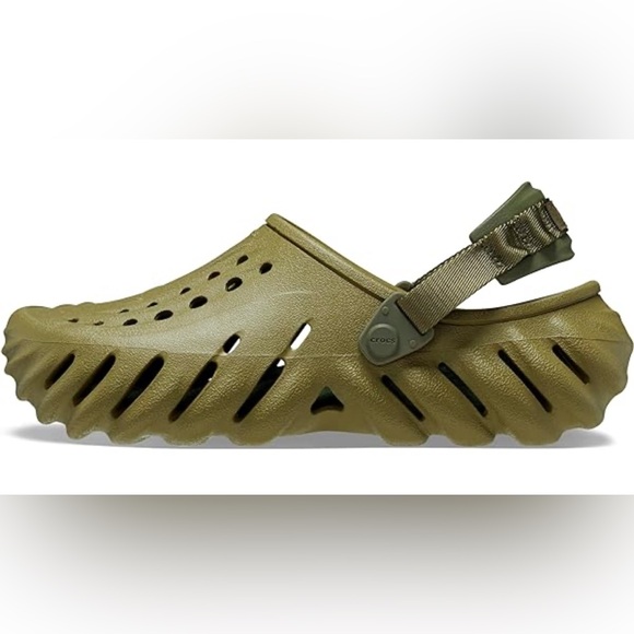 New🔥 Crocs X-Echo Clog Aloe/army green slides - Picture 2 of 4
